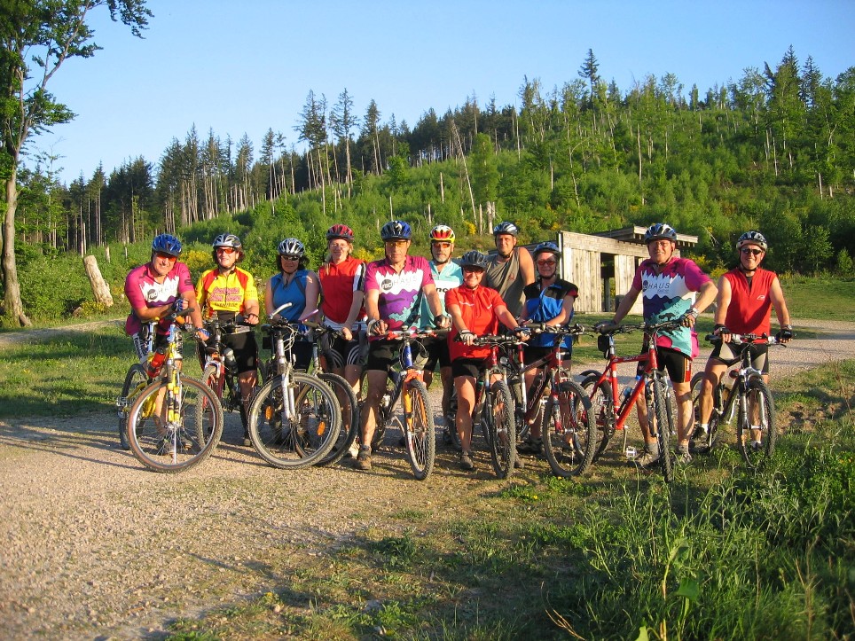 Mountainbiker an der Binsenwasenhtte